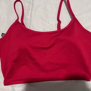 Victoria secret red sports bra